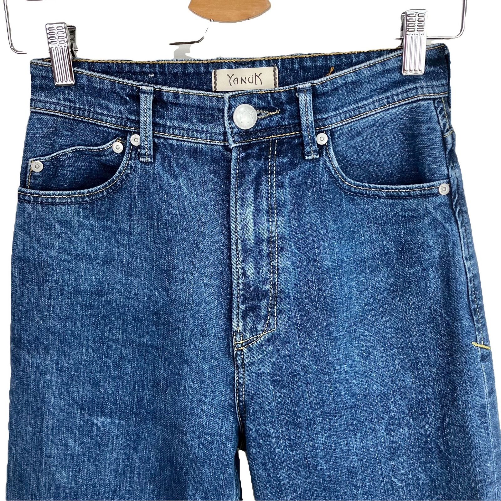 ヤヌーク YANUK LEA ボーイストレート デニムパンツ ジーンズ 24