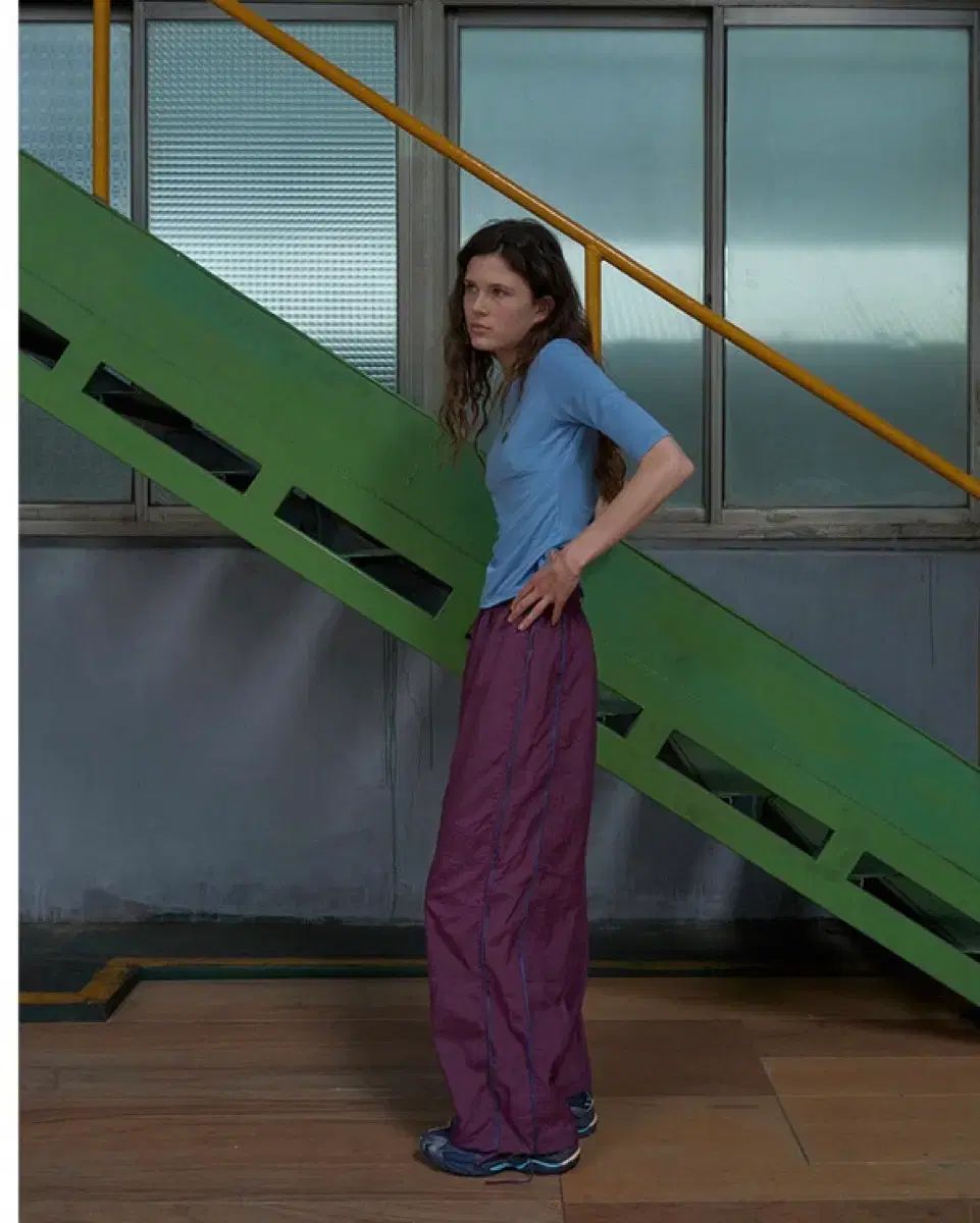 Nocontent Windshield Pants_wine ノーコンテンツ