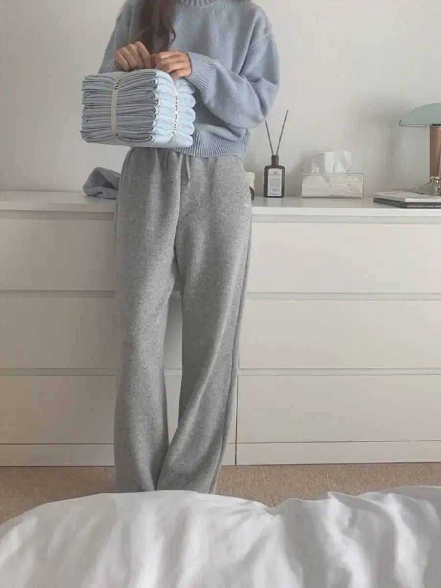 ミュレット クラウド ウール パンツ グレー