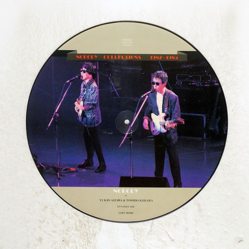 ピクチャー盤 帯付き 国内盤 ノーバディ/コレクションズ 1982-1985/TDK ピクチャー盤 帯付き 国内盤 ノーバディ/コレクションズ 1982-1985/TDK