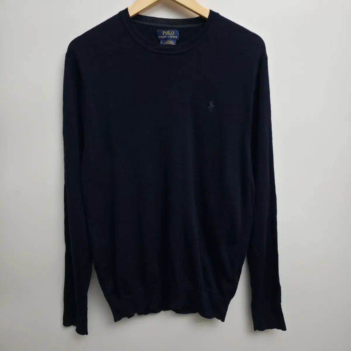 L ポロラルフローレン イタリア メリノウール 販売済み ネイビー