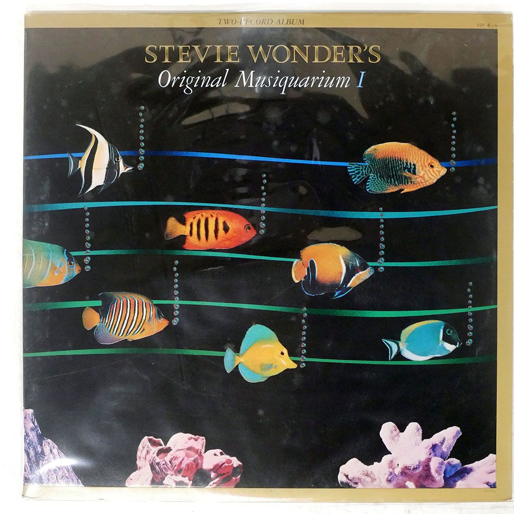 国内盤 スティービーワンダー/ミュージックエイリアム/MOTOWN VIP4 LP