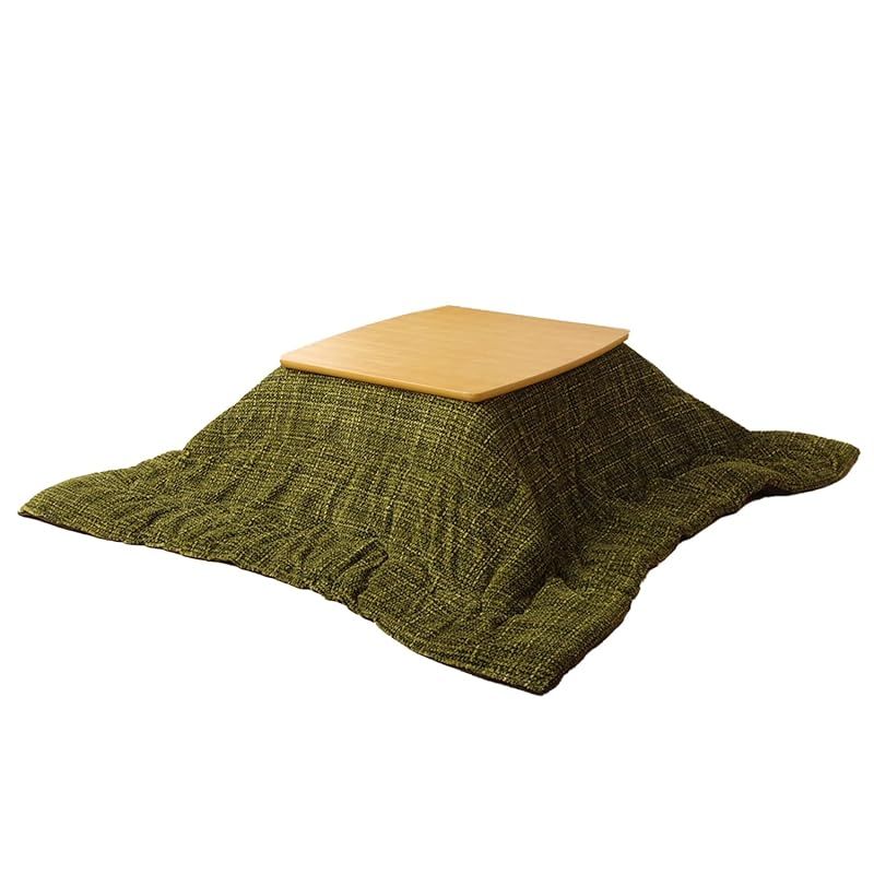 イケヒコ こたつ掛けふとん 正方形 ノート グリーン 約 6822409
