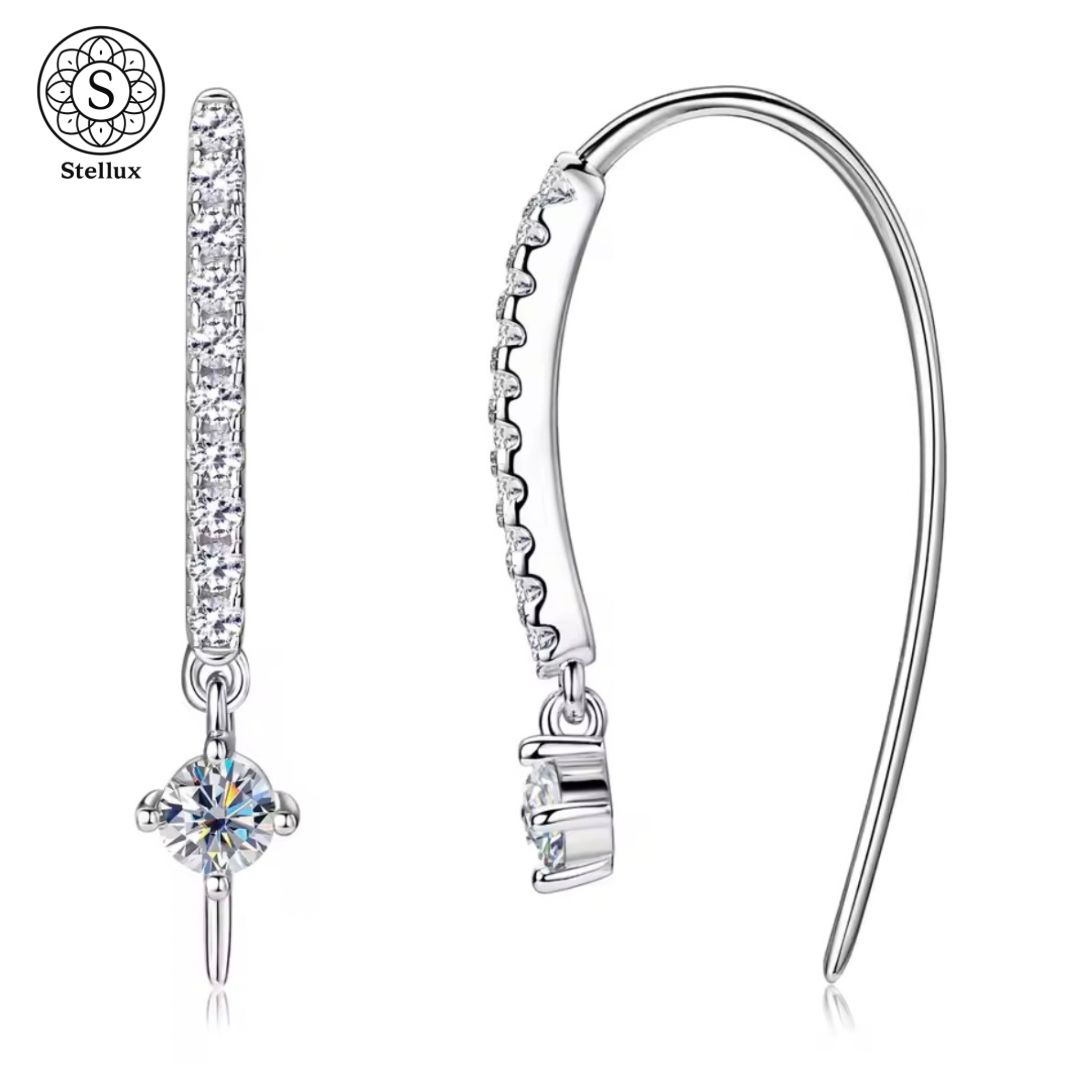 モアサナイト フックピアス