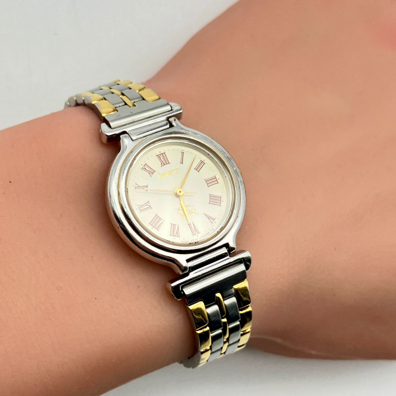 中古】バーバリー Burberrys 2930-294386 レディース 腕時計 コンビ