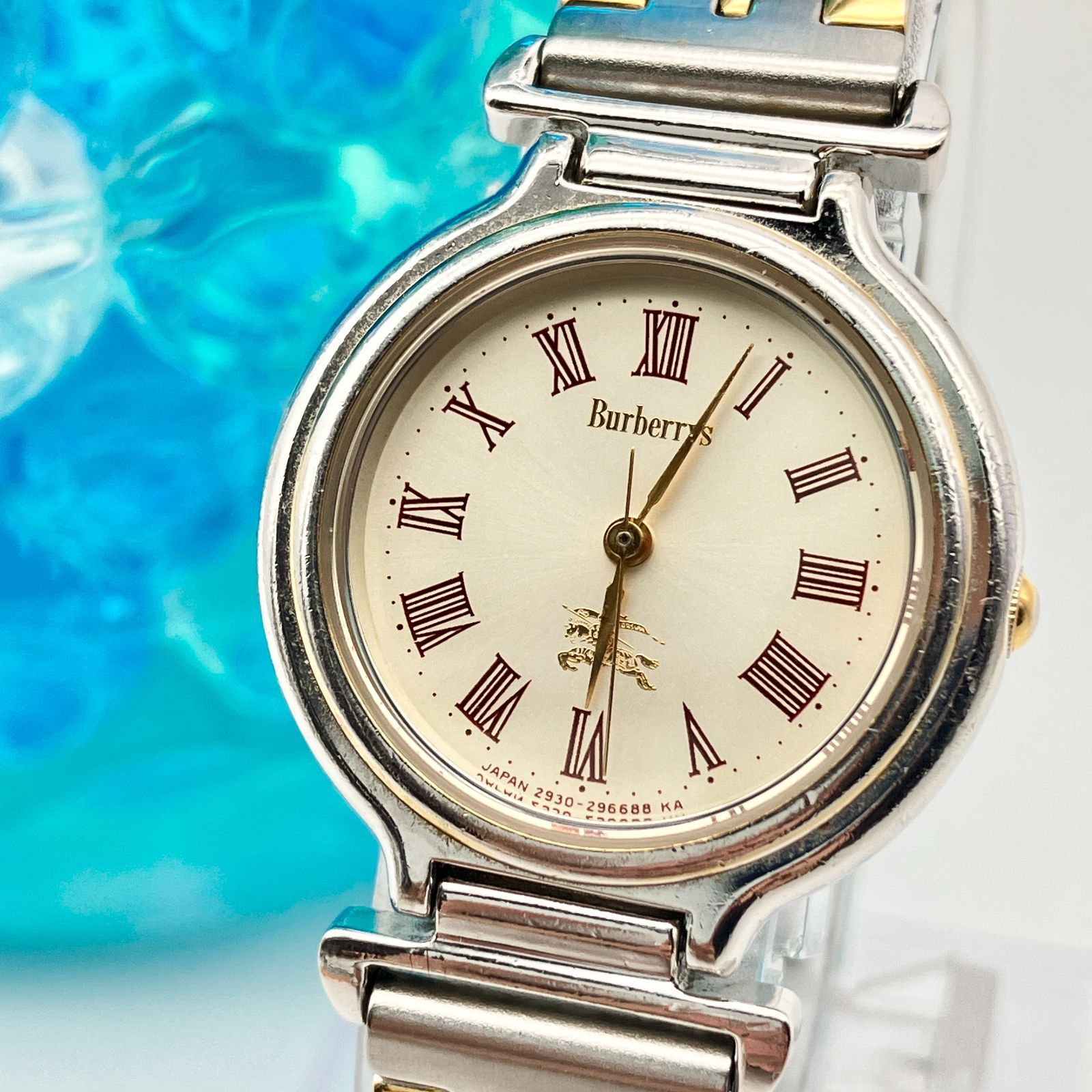 中古】バーバリー Burberrys 2930-294386 レディース 腕時計 コンビ