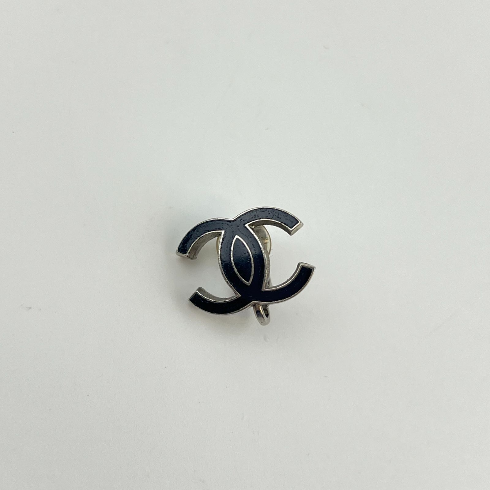 行董 CHANEL シャネル イヤリング ココマーク ブラック ゴールド