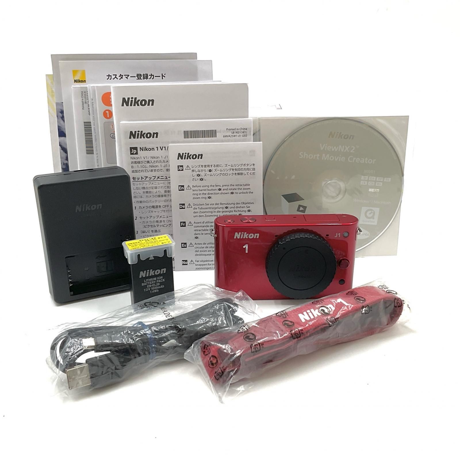 全額返金保証】【最速発送】Nikon デジタル一眼 Nikon 1 J1 ボディ