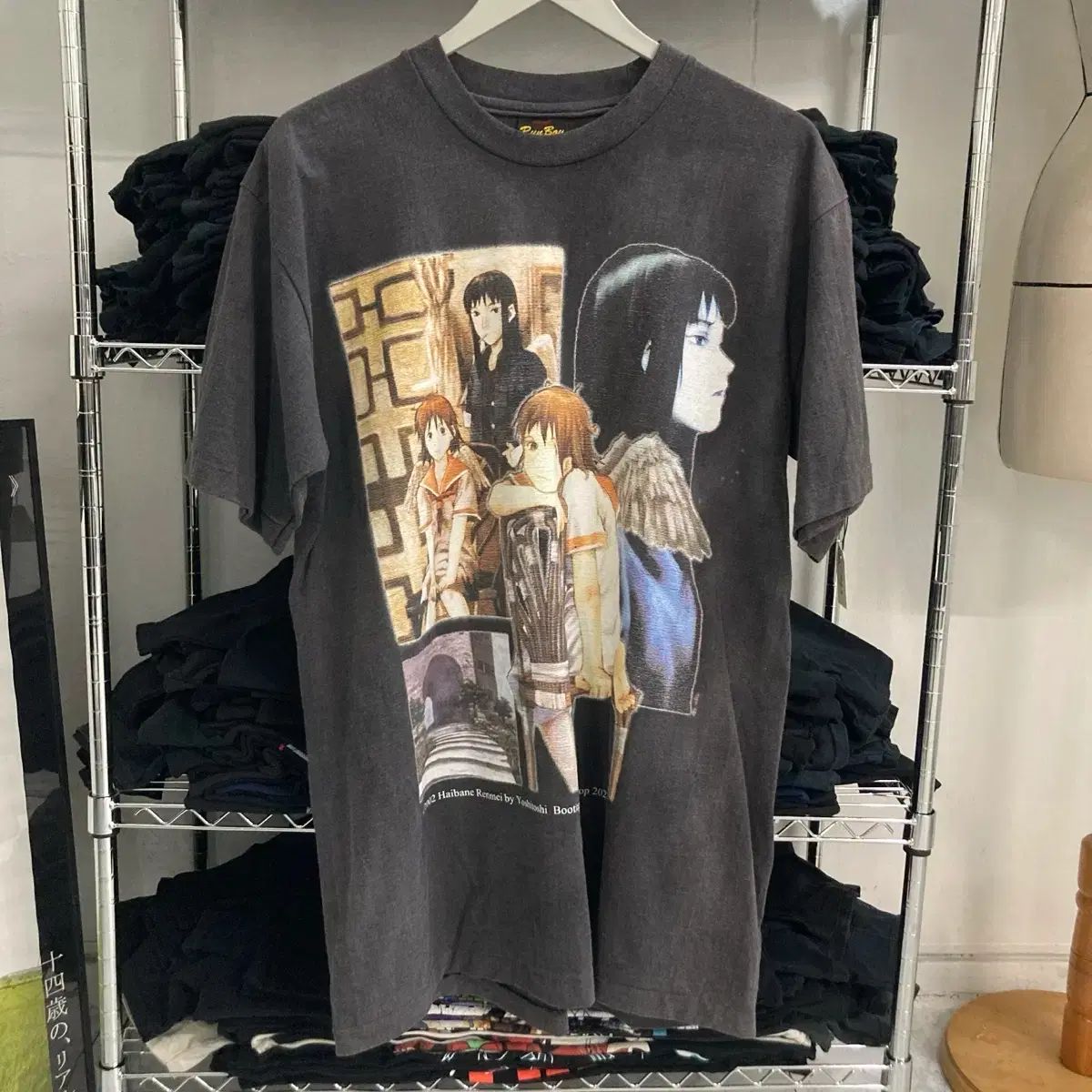 ハイバネ レンメイ ブートレグ アニメ Tシャツ