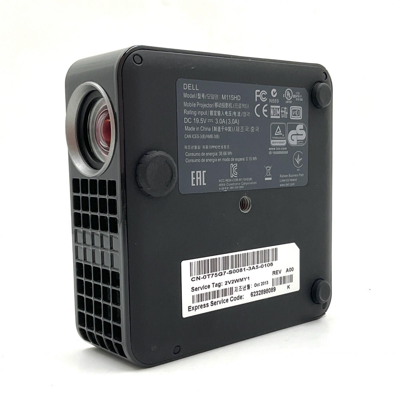 DELL 超小型モバイルプロジェクタ M115HD 動作確認済【全額返金保証