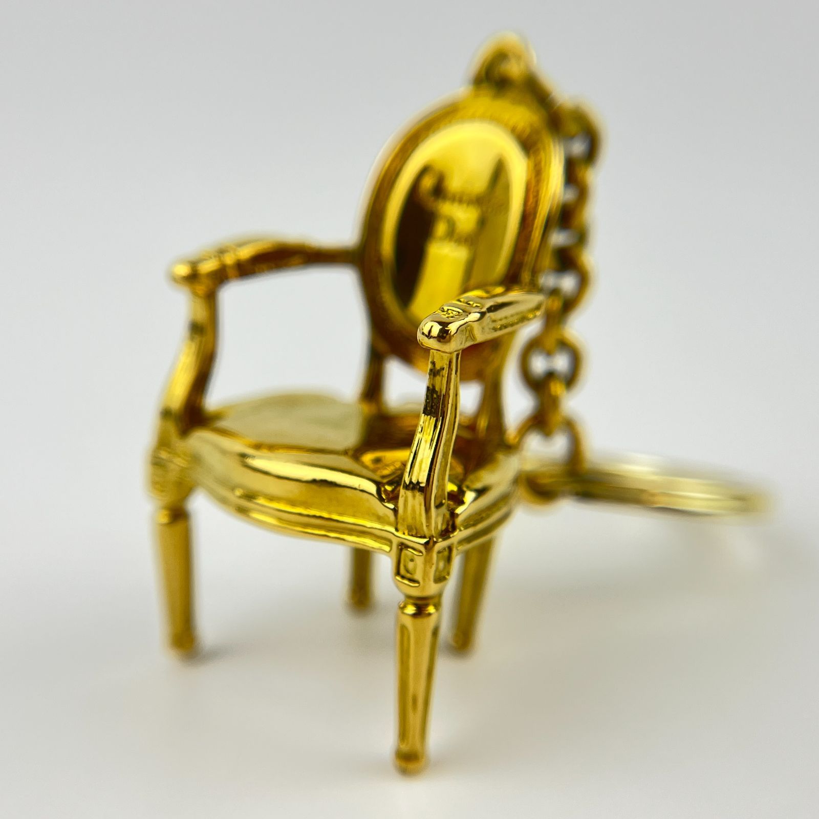  Christian Dior クリスチャンディオール 椅子 キーホルダー キーリング ゴールド ヴィンテージ レディース HIBUOCHI VINTAGE キーホルダー キーリング 小物