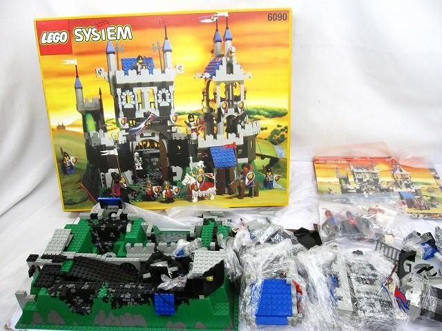 動作未確 ホビー レゴ LEGO 6090 ロイヤルキング城 ミニフィグ 説明書 き