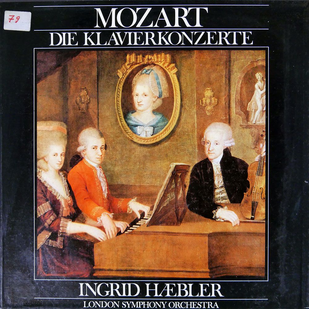 スイス盤 イングリットヘブラー/モーツァルト ピアノ協奏曲全集/EX