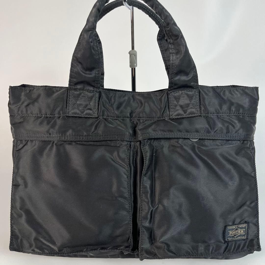 PORTER トートバック ハンドバッグ タンカー ブラック 黒