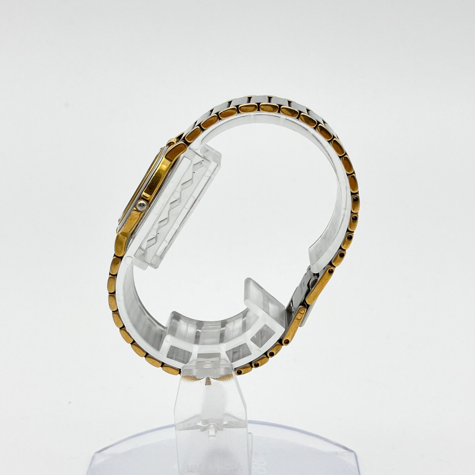  イヴサンローラン YSL 腕時計 レディース コンビ 2200-228481 クォーツ ヴィンテージ アナログ ラウンド 金銀 ゴールド シルバー レトロ ウォッチ 腕時計(クォーツ) 腕時計(アナログ)