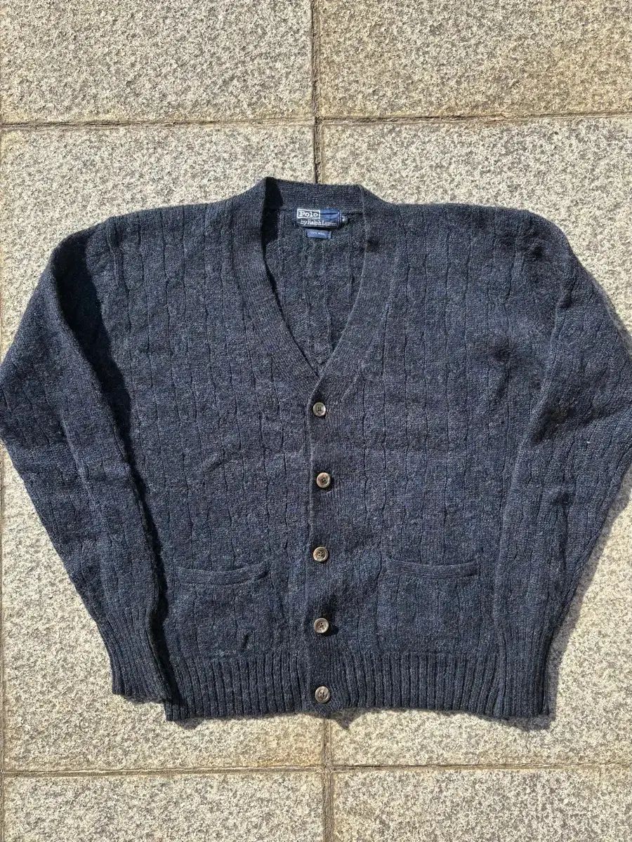 L XL 90 s ポロ ラルフローレン ウール カーディガン