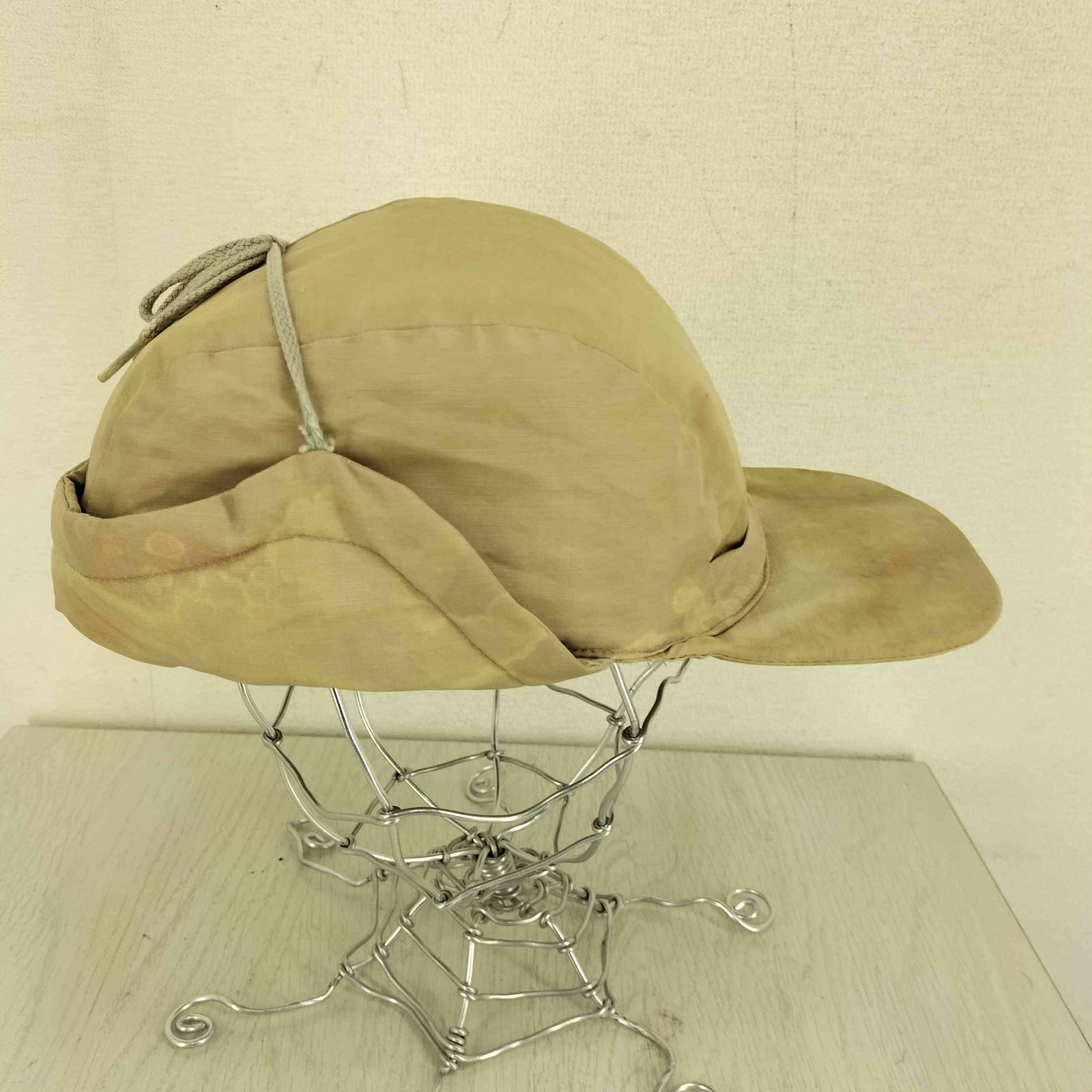 60s Eddie Bauer エディーバウアー フライトキャップ日の出タグ エディーバウアー Eddie Bauer 70-80S 日の出タグ ダウン フライト