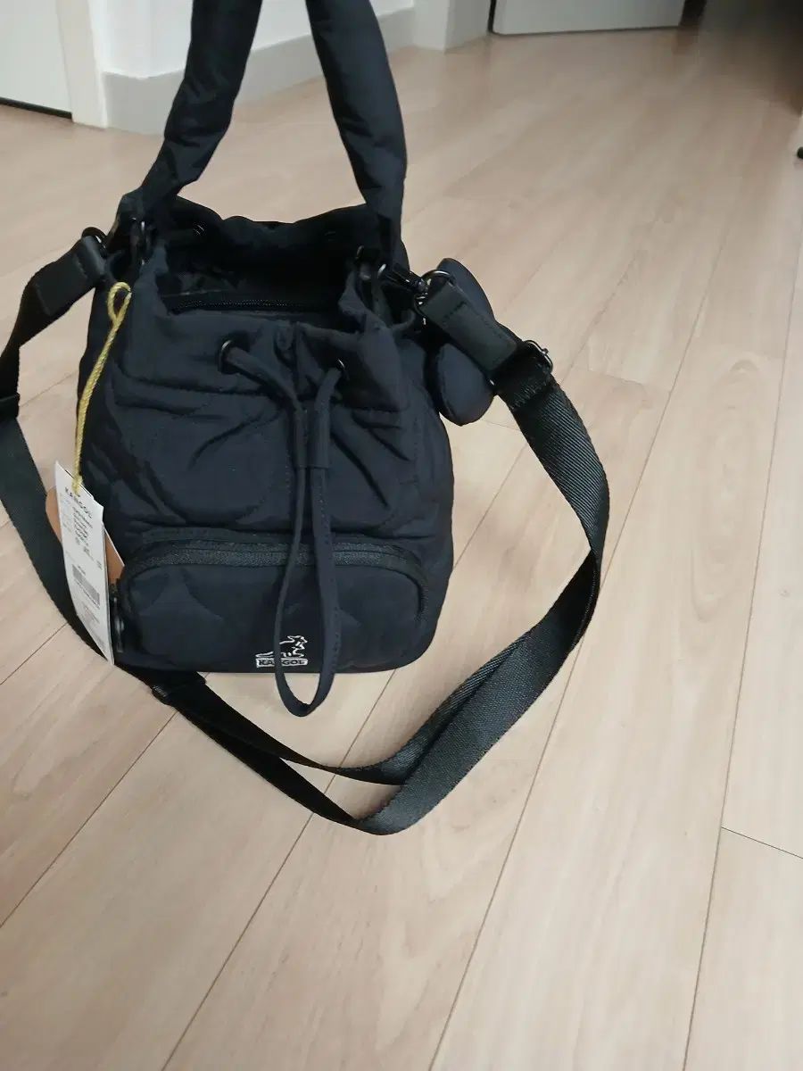 カンゴール キルト バケットバッグ ブラック