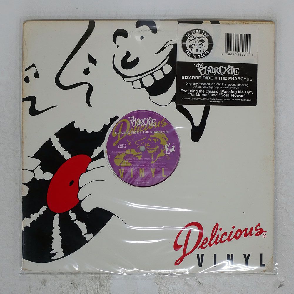 米 US盤 PHARCYDE/BIZARRE RIDE II/DELICIOUS VINYL 61044718031 LP