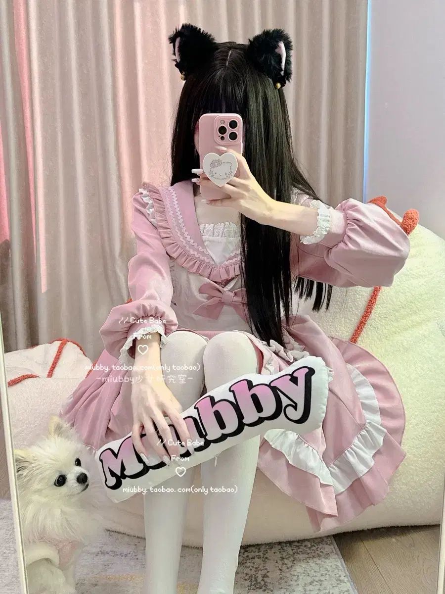 海軍 メイド服 ロリータ ファッション セットアップ 2