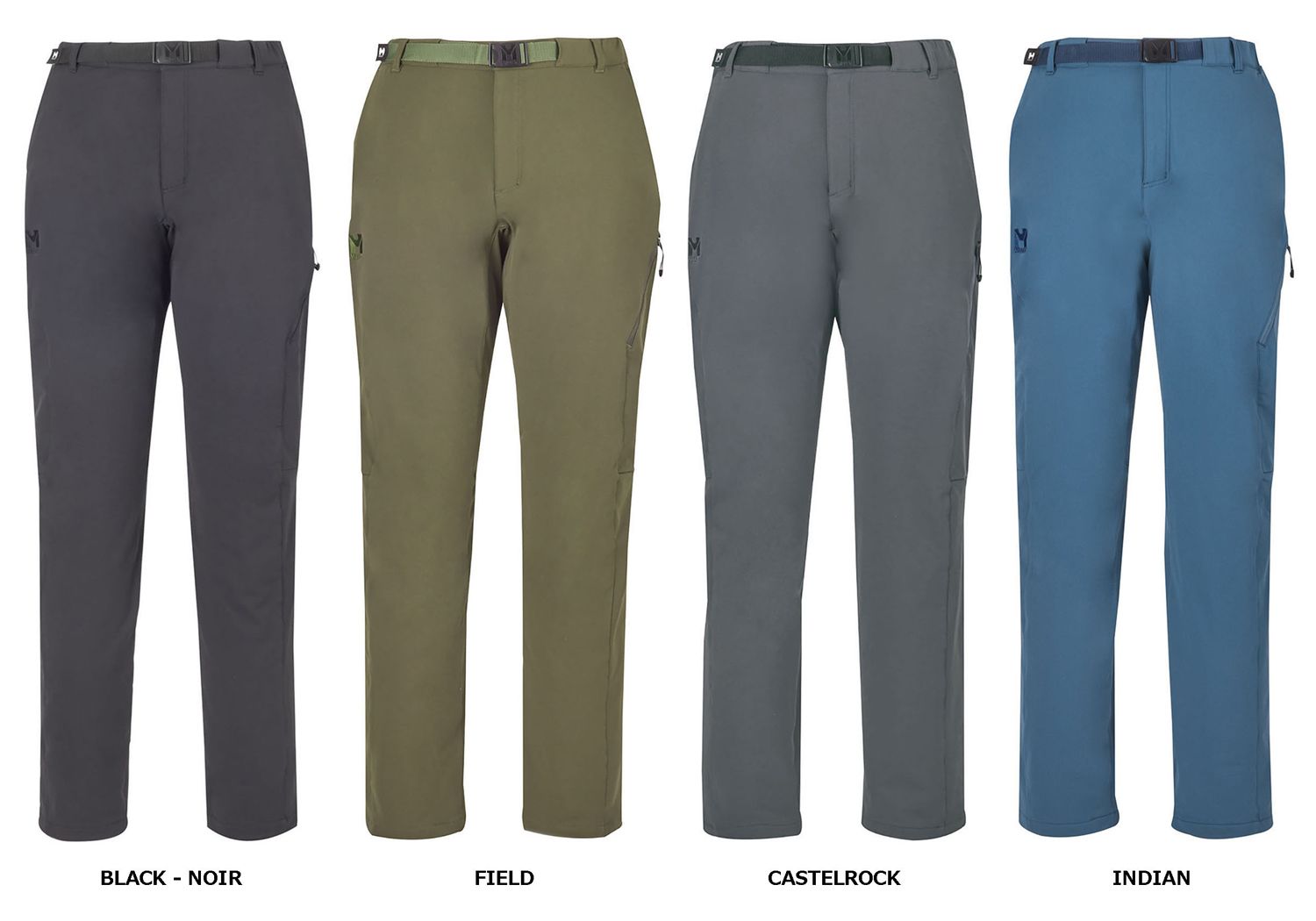 ミレー MILLET アウトドア モンテ ローザ パンツ メンズ トレッキングパンツ ロングパンツ 登山 ストレッチ 保温 冬 長ズボン ハイキング ウェア ボトムス 撥水 抗菌 防臭 0247 BLACK NOIR