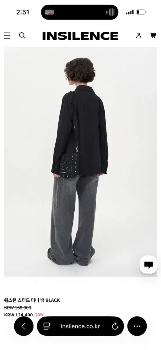 インサイレンス ウェスタン スタッズ ミニ バッグ 168 000