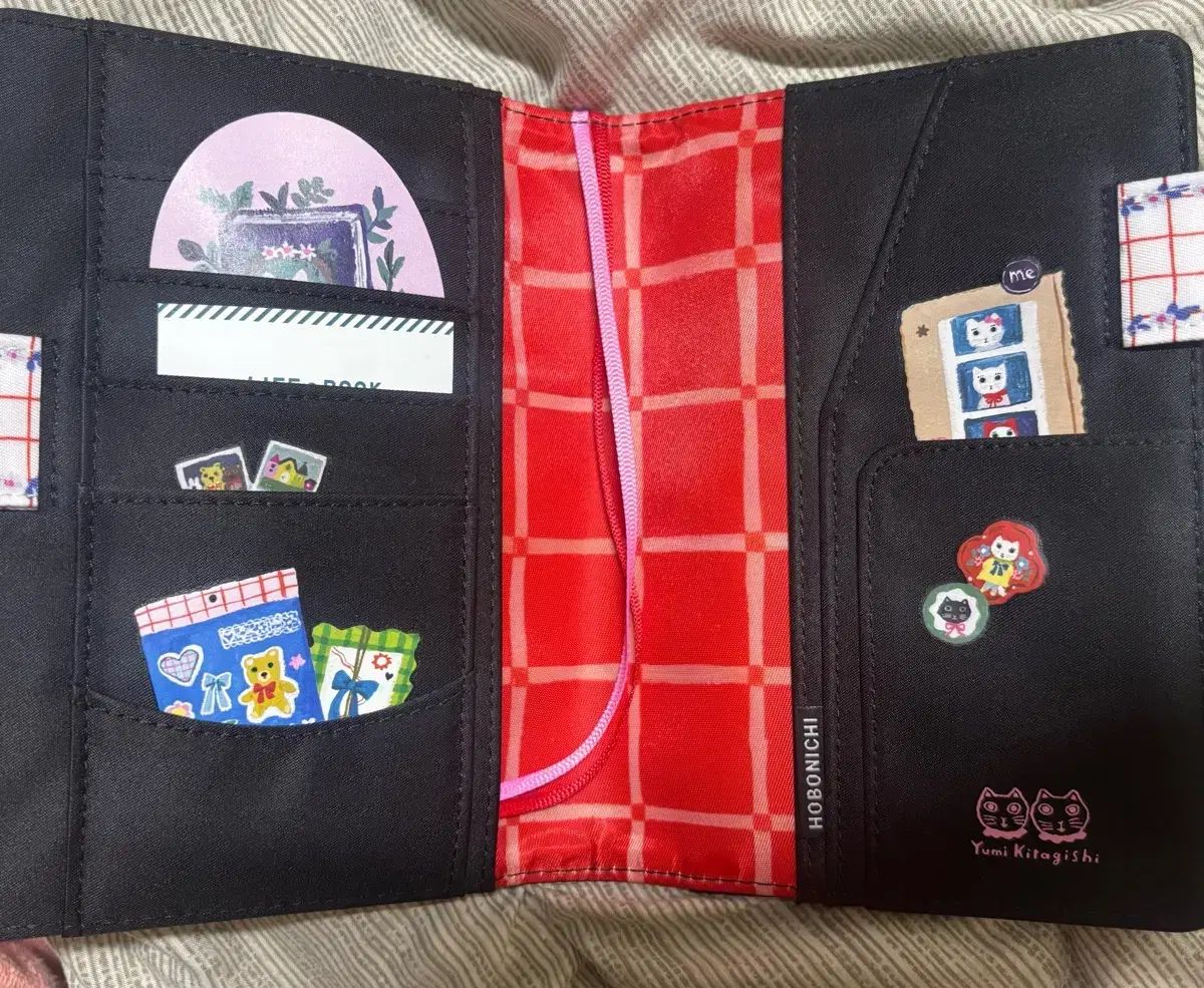 ほぼ日 A 6 ユミ キタギシ ダイアリーカバー ブックカバー