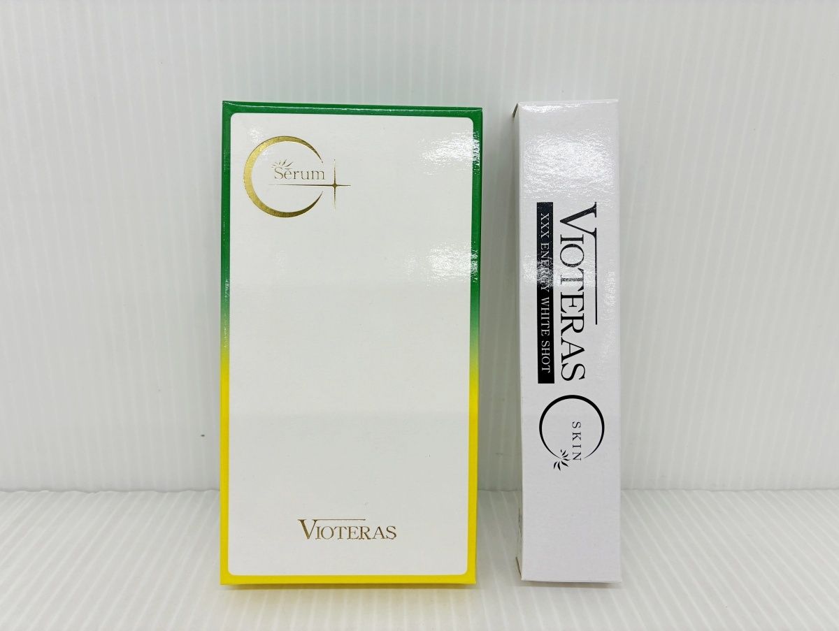 未使用 ヴィオテラスC＋クリアセラム (美容液20ml) クリームWセット