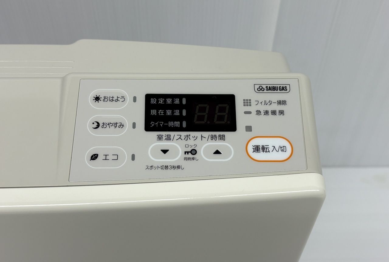 送料無料 西部ガス リンナイ 都市ガス用ガスファンヒーター SGF-406AR