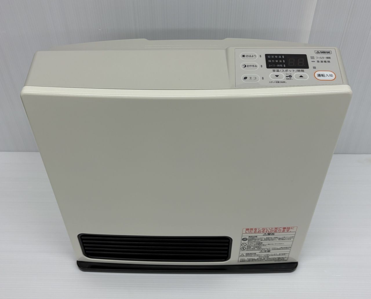 送料無料 西部ガス リンナイ 都市ガス用ガスファンヒーター SGF-406AR