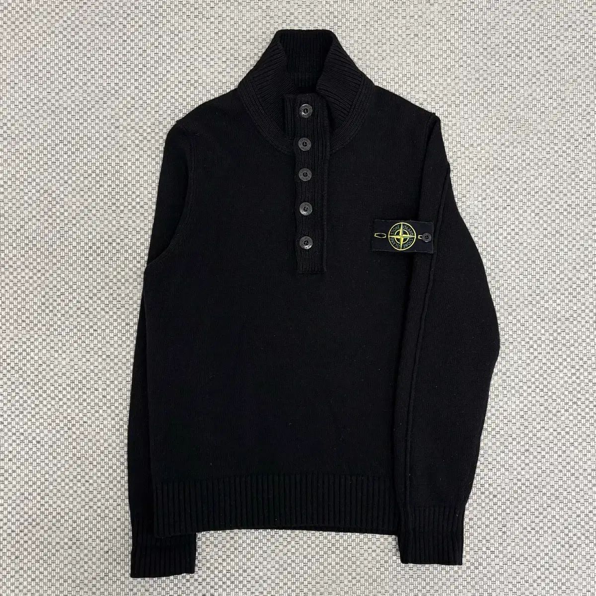 M ストーンアイランド ハーフジップ ニット - メルカリ