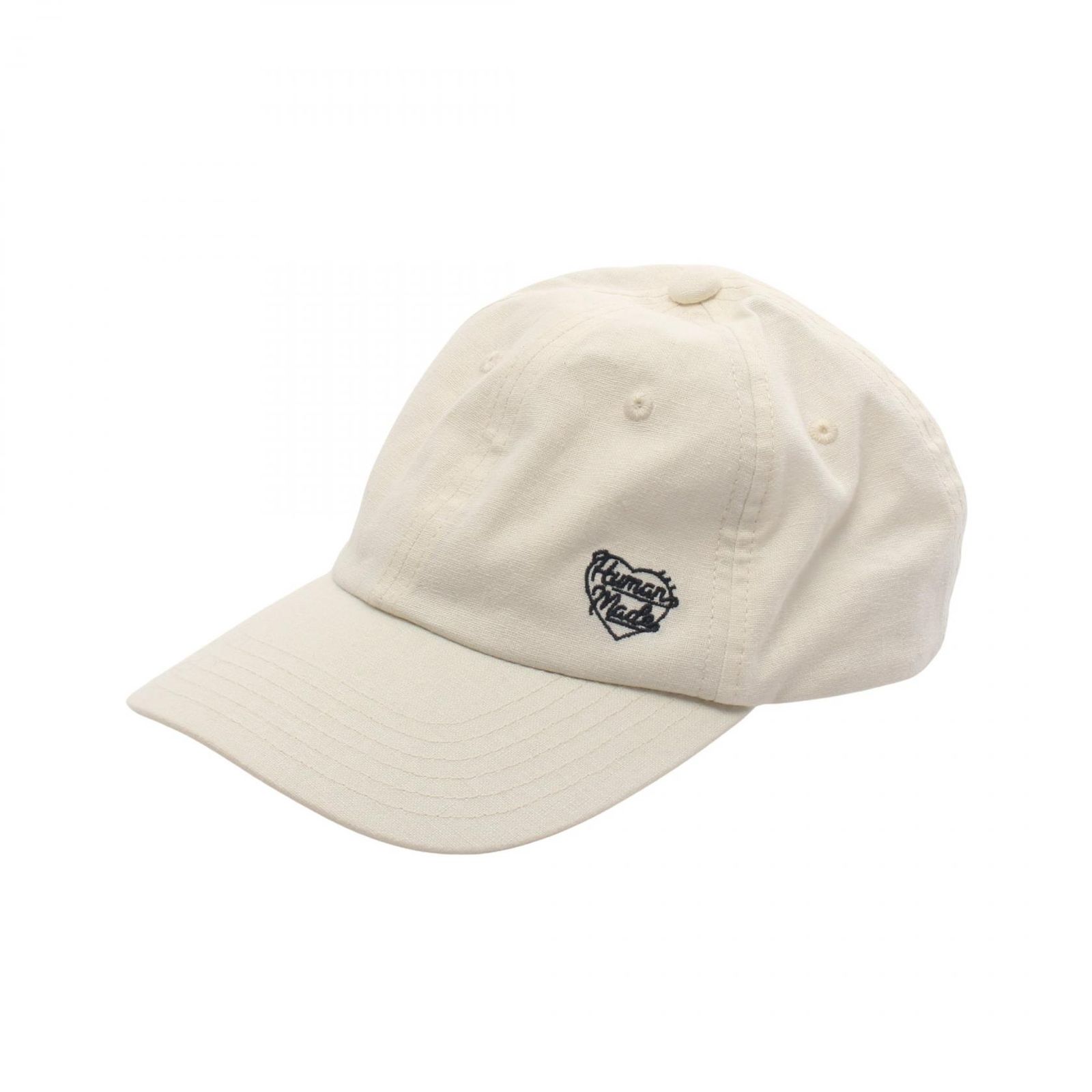 HUMANMADE リネンキャップ　ホワイト ヒューマンメード HUMAN MADE キャップ 6PANEL アイボリー