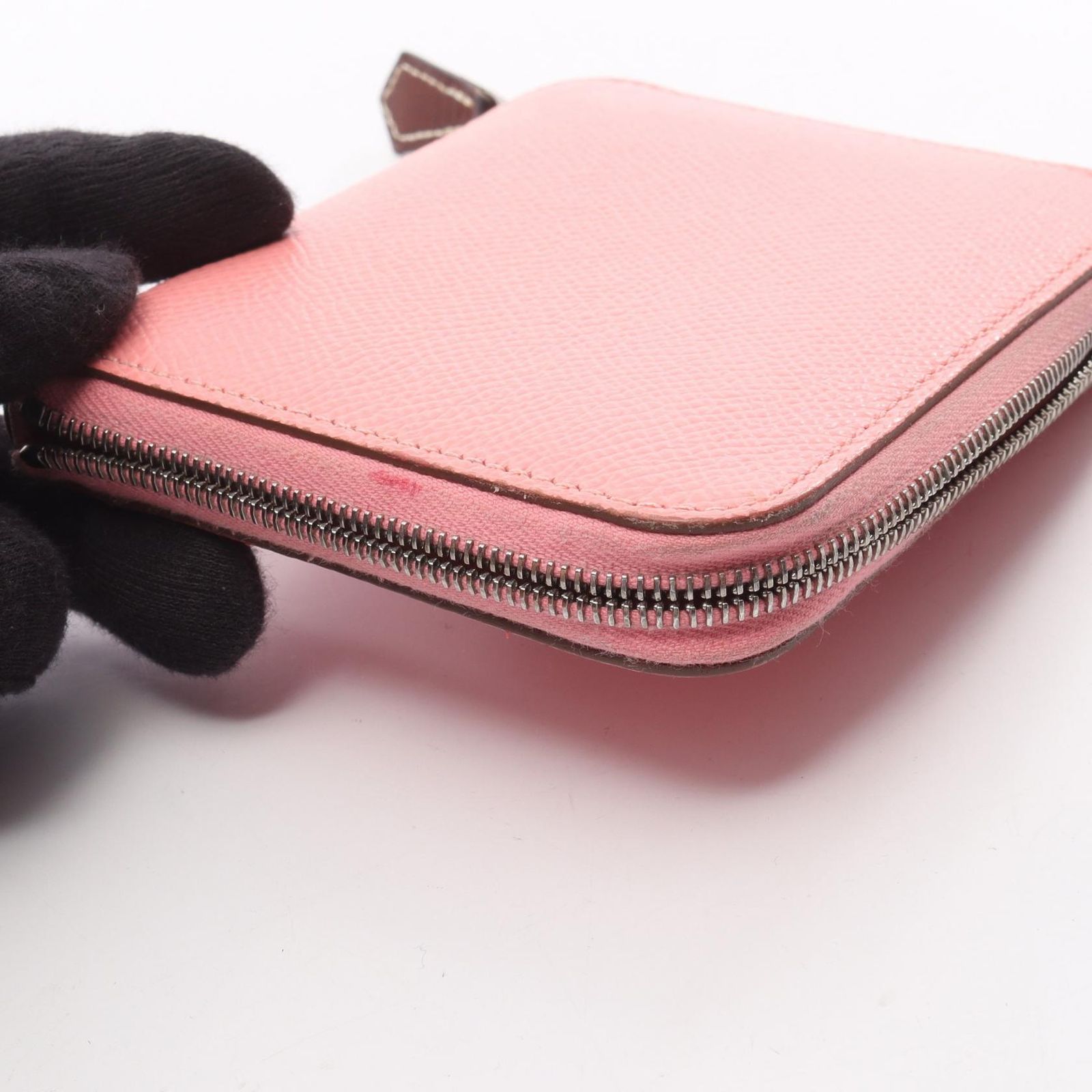 エルメス HERMES ラウンド財布 アザップコンパクト シルクイン ローズ