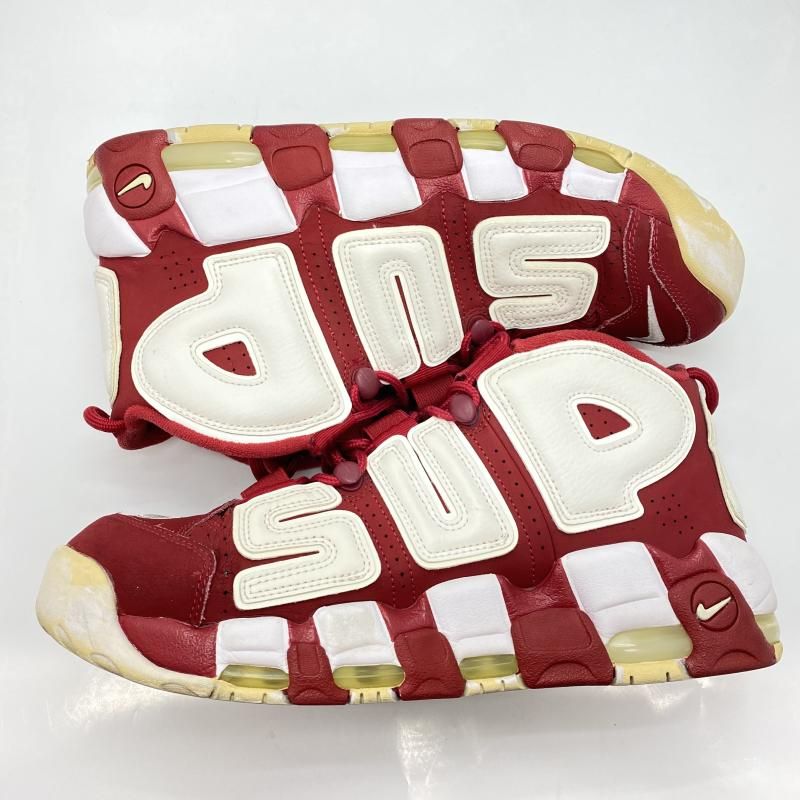  Supreme × Nike Air More Uptempo White Red サイズ28.5 cm 902290-600 赤白 ナイキ 91 その他 靴