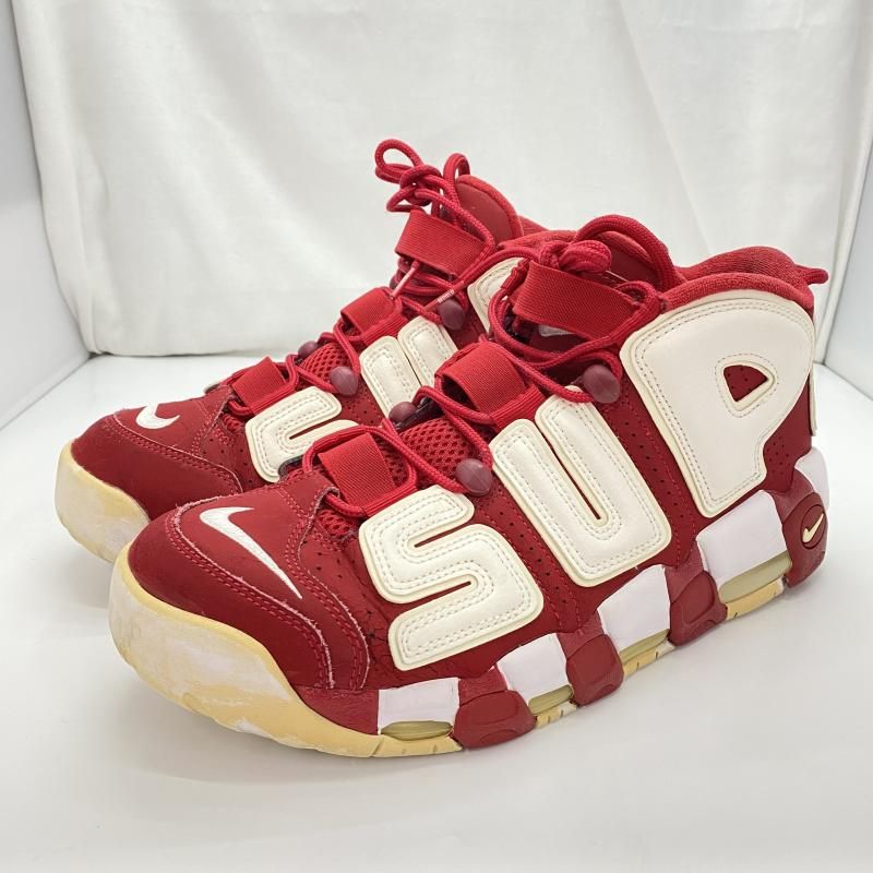 Supreme Nike Air More Uptempo White Red サイズ28 5 cm 902290 600 赤白 ナイキ 91
