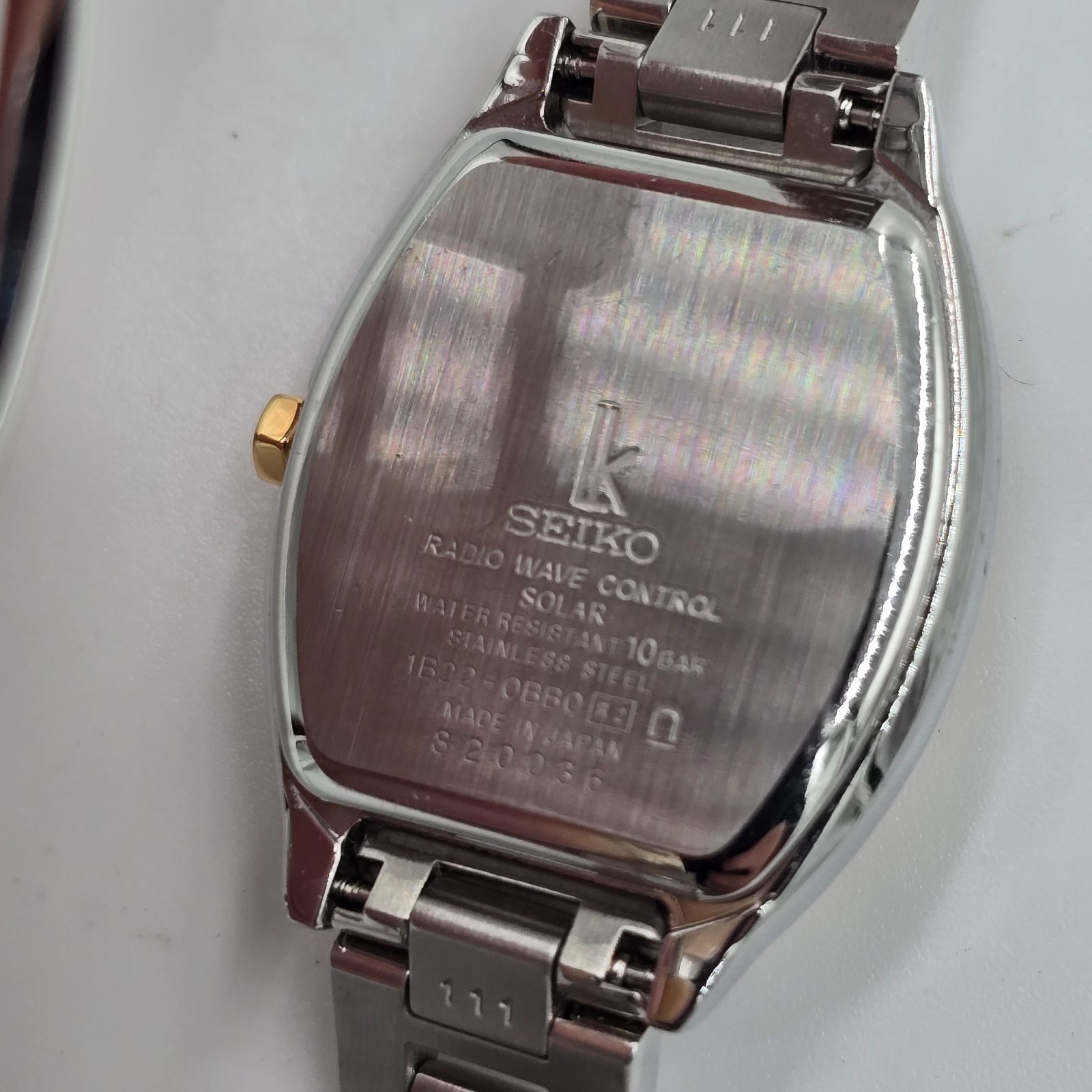 セイコー ルキア SSVW048 電波ソーラー レディース腕時計 1B22-0BB0