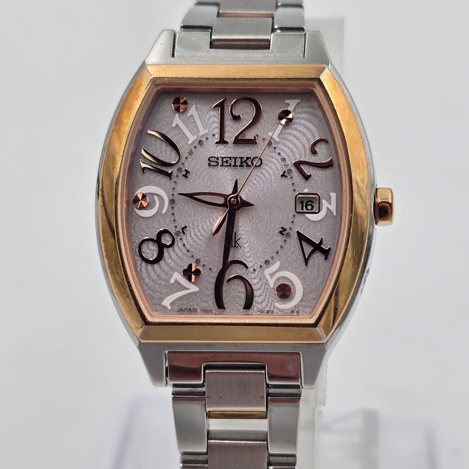 セイコー ルキア SSVW048 電波ソーラー レディース腕時計 1B22-0BB0