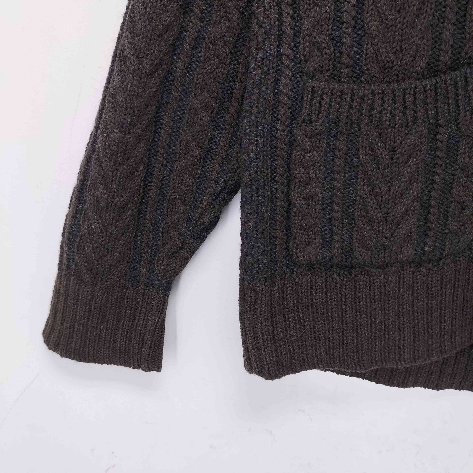 coruru 　BURBERRY LONDON ケーブルニット　カーディガ coruru 様専用 BURBERRY LONDON ケーブルニット カーディガ