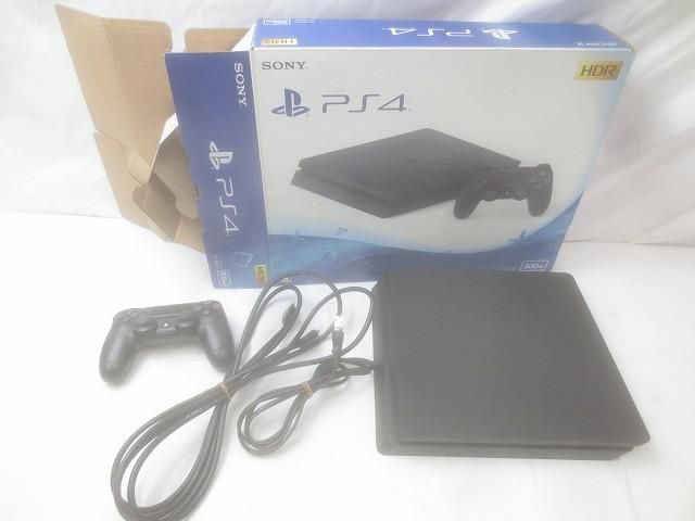 品 ゲーム プレイステーション4 PS 4本体 CUH-2100 A ジェットブラック 動作品 き