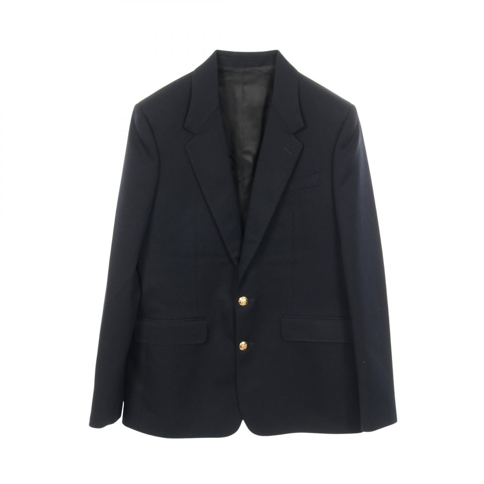セリーヌ CELINE テーラードジャケット ネイビー ウール テーラード