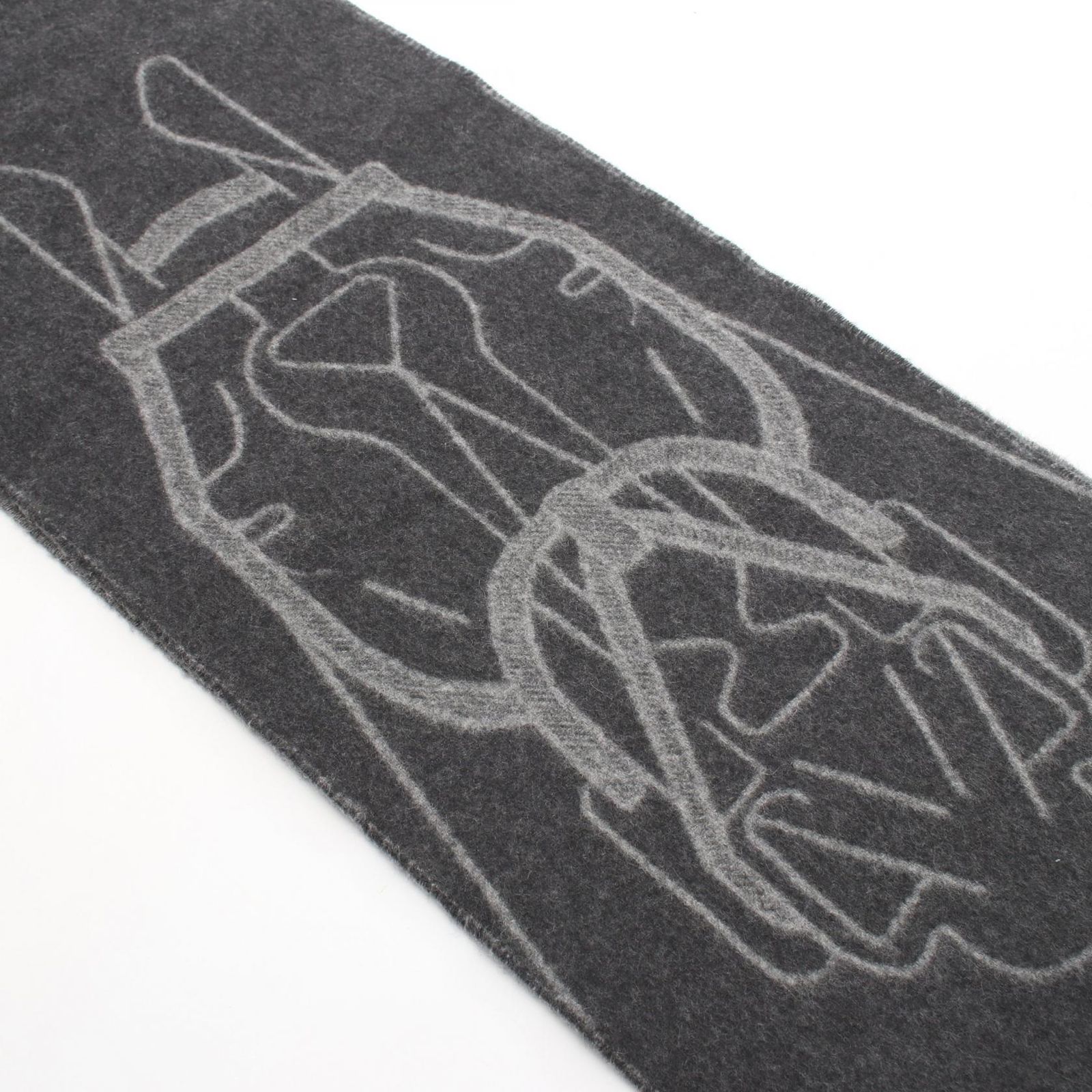 エルメス HERMES マフラー テット ア グレー系 その他 テット.ア.テット メンズ