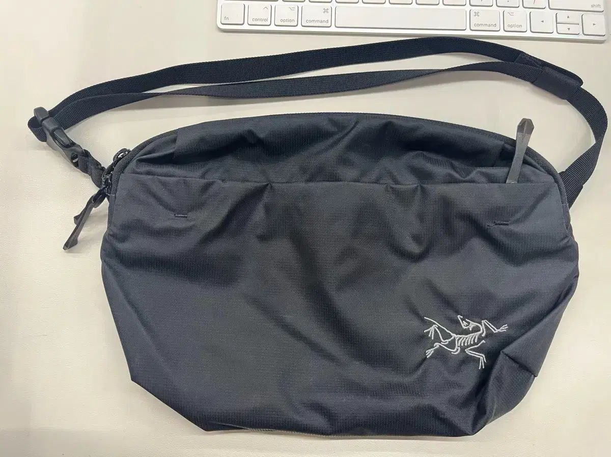 クリーム ARC TERYX アークテリクス 헬리야드 クロスバック 黒 状態A 配送