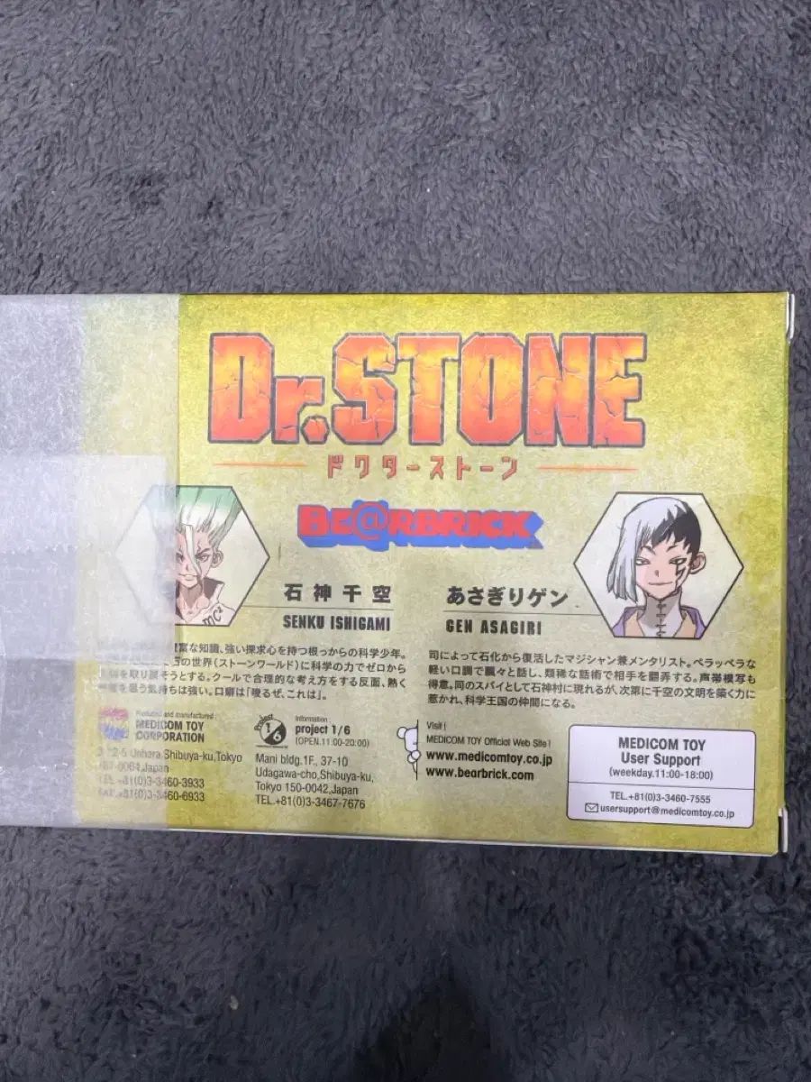 BE RBRICK ベアブリック Dr.STONE ドクターストーン アニメ 2 pack