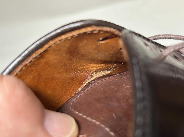 ストレートチップ バーガンディー