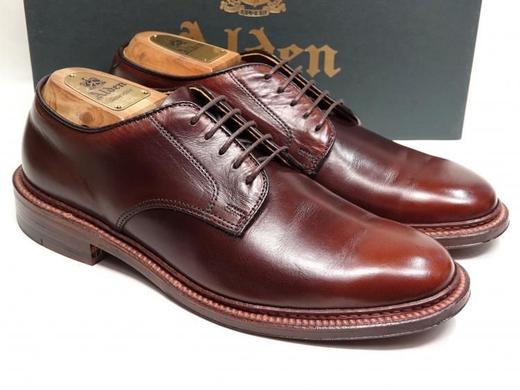 T 34 1202 使用数回 オールデン アンラインドプレーントゥ ブラウン クロムエクセル 6 5 D ＃29364 F リジェクト