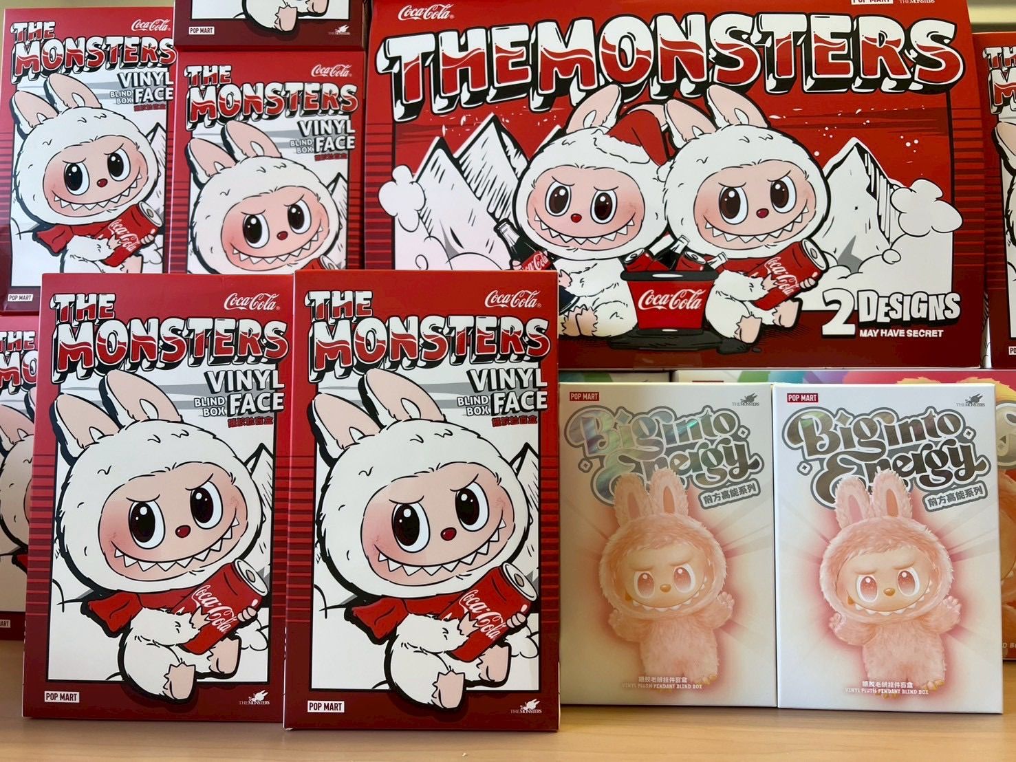 ラブブ THE Big into Energy 2点 COLA コカコーラ2点 計4ピース