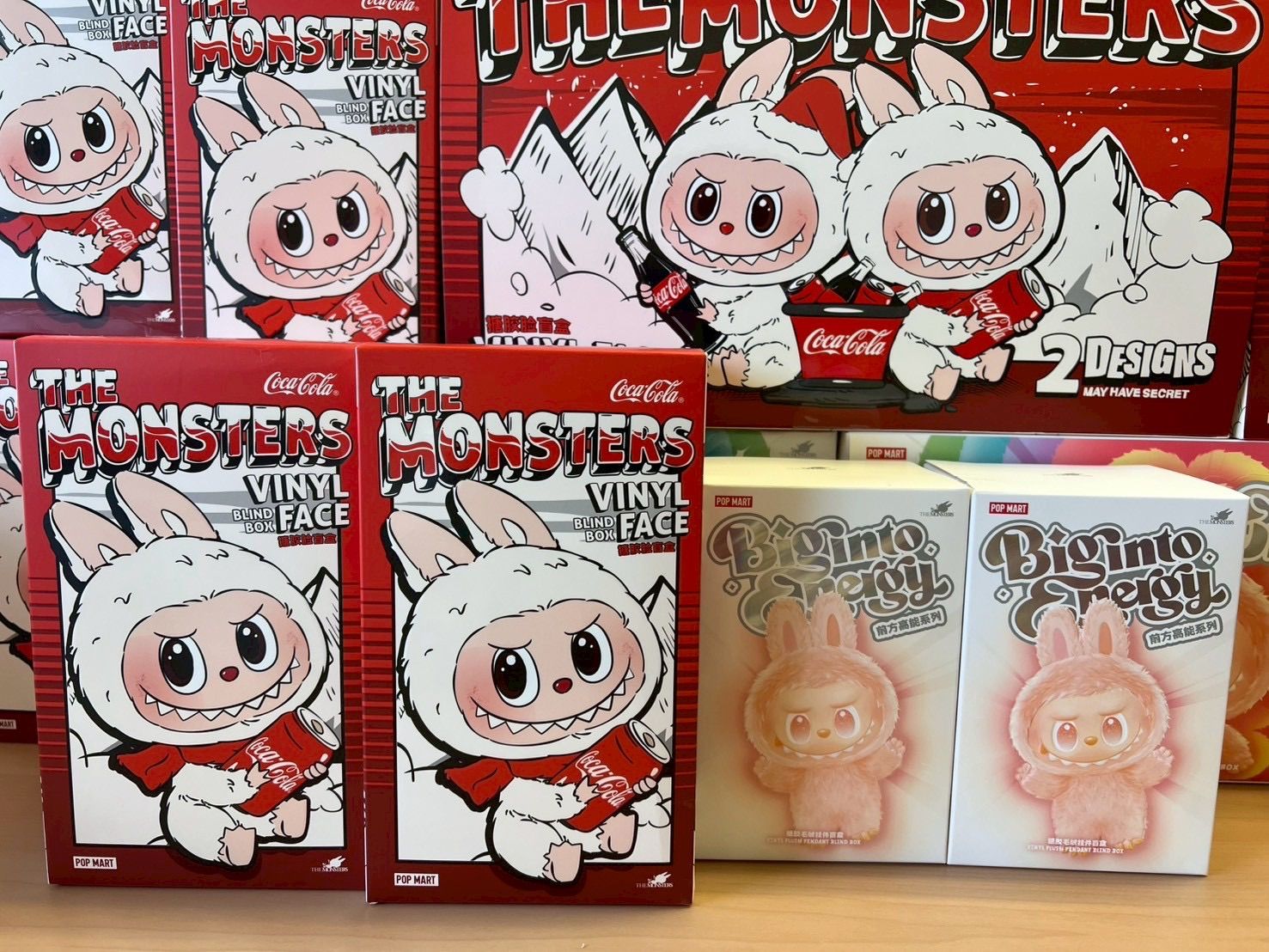 ラブブ THE Big into Energy 2点 COLA コカコーラ2点 計4ピース