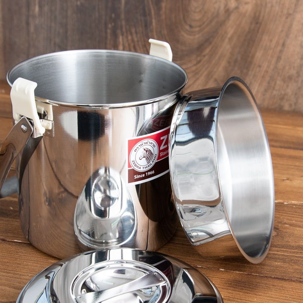 14cm 2L〕ブッシュクラフトの定番 ゼブラ社のビリー缶・ビリーポット