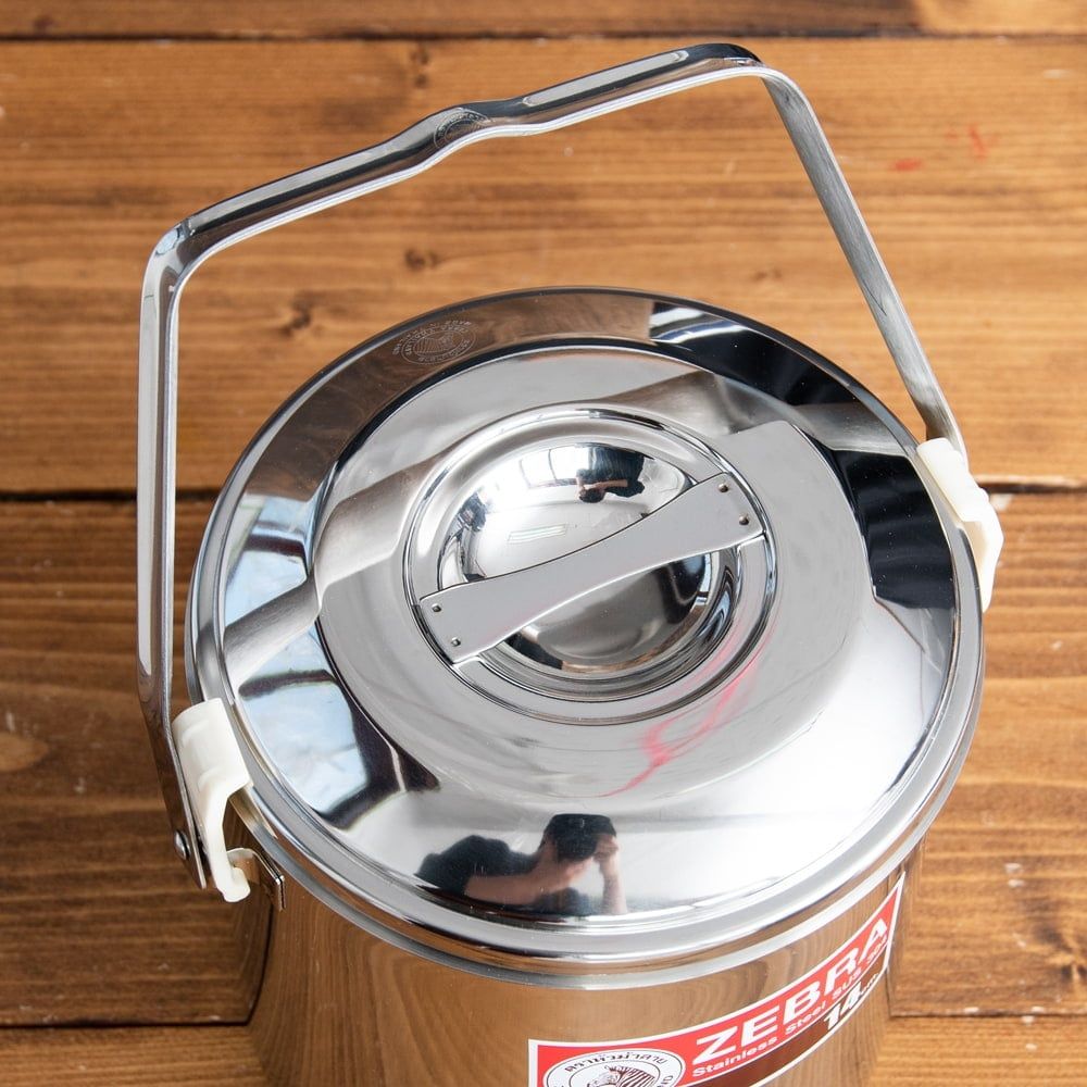 14cm 2L〕ブッシュクラフトの定番 ゼブラ社のビリー缶・ビリーポット