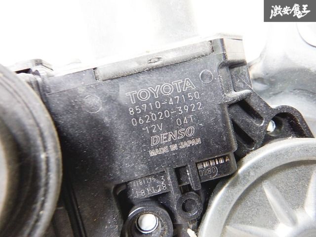 ★保証付 実動外し トヨタ純正 ZVW50 ZVW51 ZVW55 プリウス 左 リア ドアレギュレーター  85710-47150